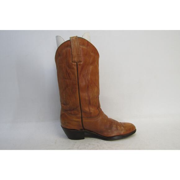 Frye Mens Size 10.5 D Brown All Leather Western Cowboy Boots